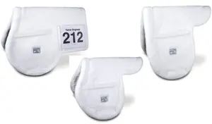 English Saddle pads, therapeutic, wither relief, contoured, dressage, all purpose, canada, toklat, medallion, numberpads