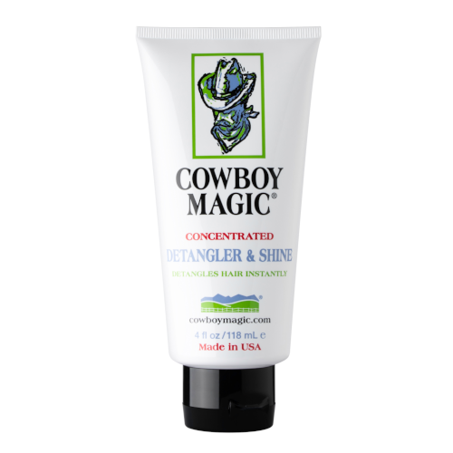 cowboy magic detangler and shine horse grooming