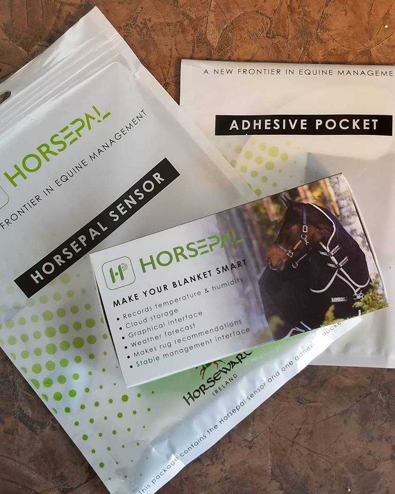 Horsepal sensor and adhesive pocket