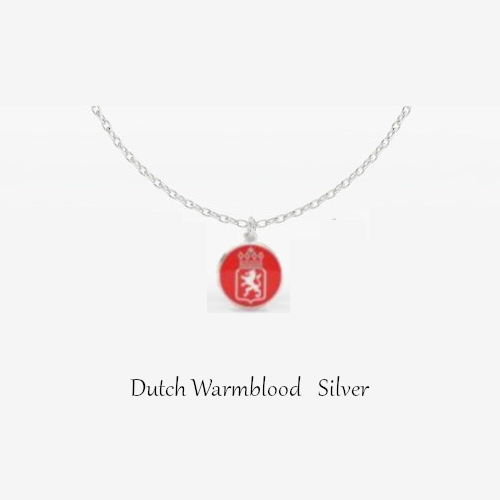 luv inspired dutch warmblood breed pendant