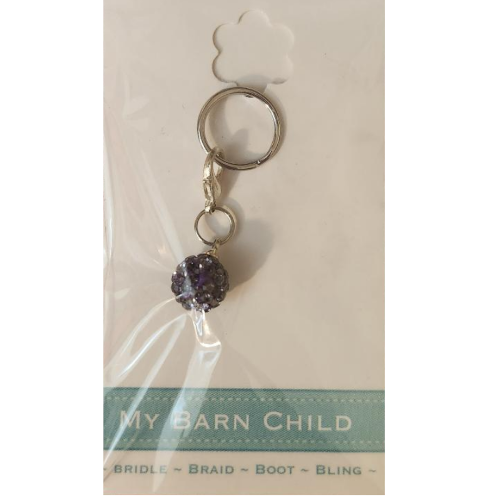 my barn child bling bridle charm