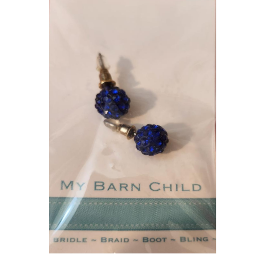 my barn child bling earrings