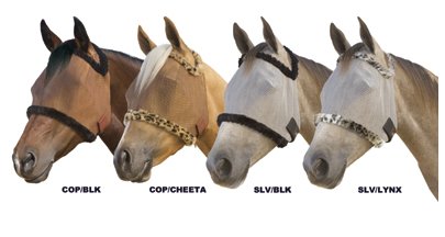 Supermask Shimmer Weave fly mask