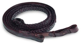 Vespucci Braided Leather Reins