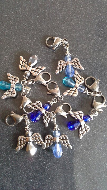 Guardian Angel bridle charms