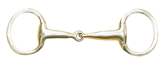 Lightweight Hollow Mouth Eggbutt bit
19mm mouth with flat rings