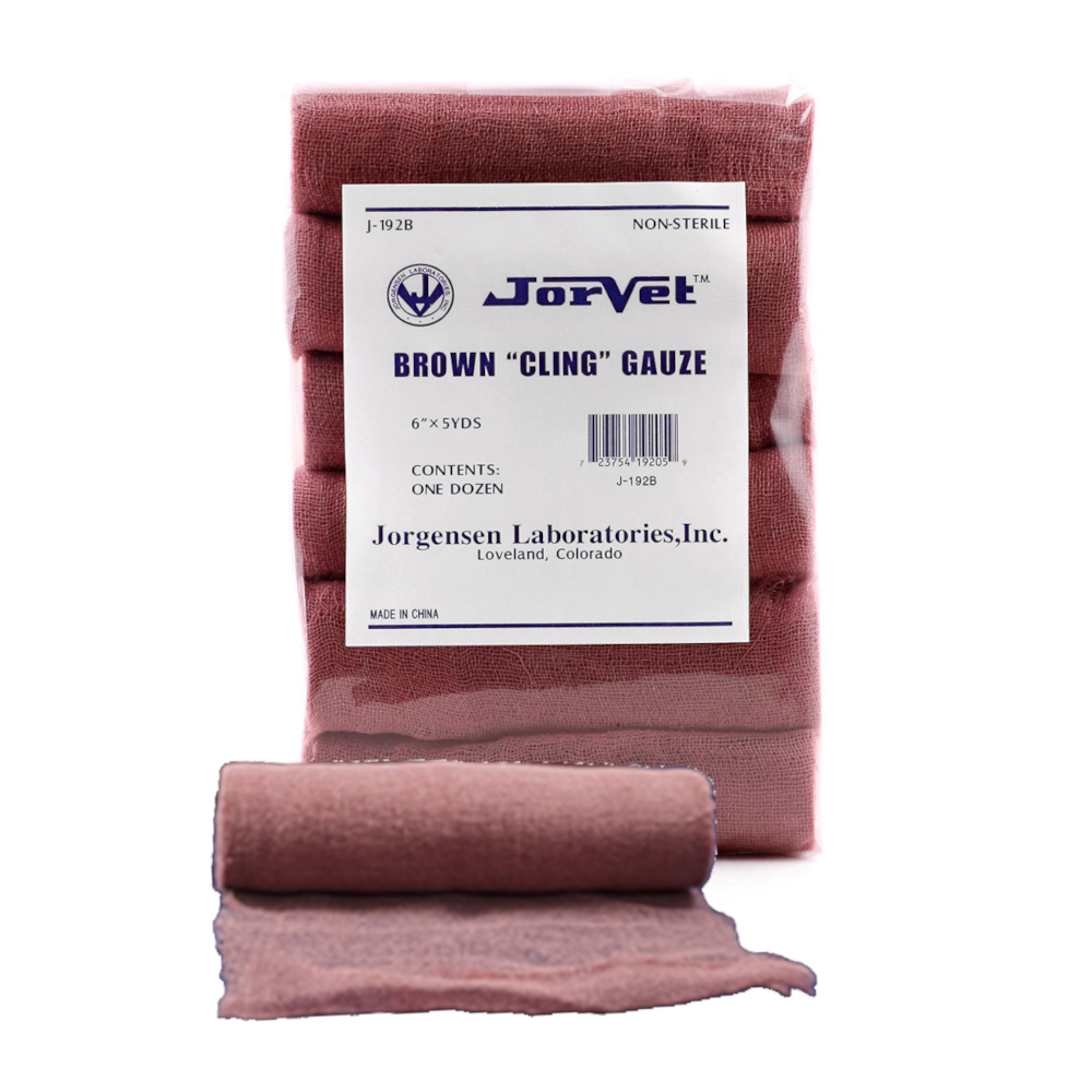brown cling roll gauze