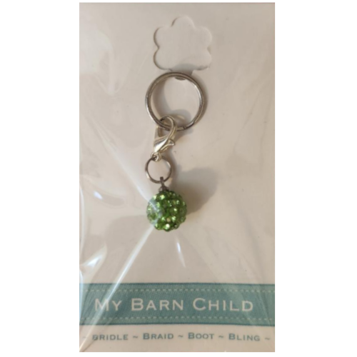 my barn child bling bridle charm
