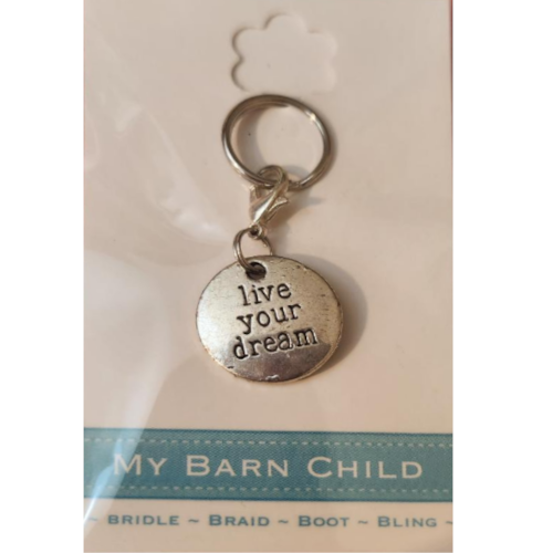 my barn child bridle charm