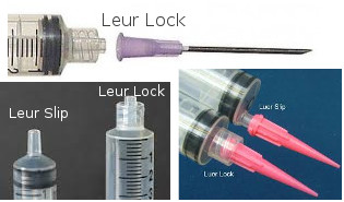leur slip vs leur lock syringes